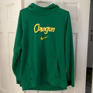 Univ of Oregon size L hoodie